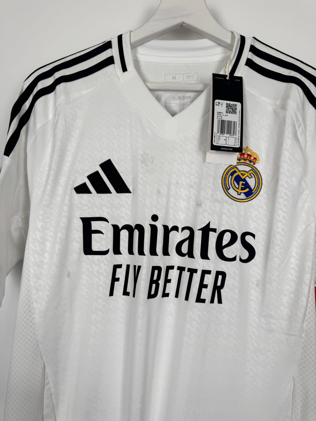 REAL MADRID 2024/2025 HOME FOOTBALL JERSEY - RODRYGO #11 (M)
