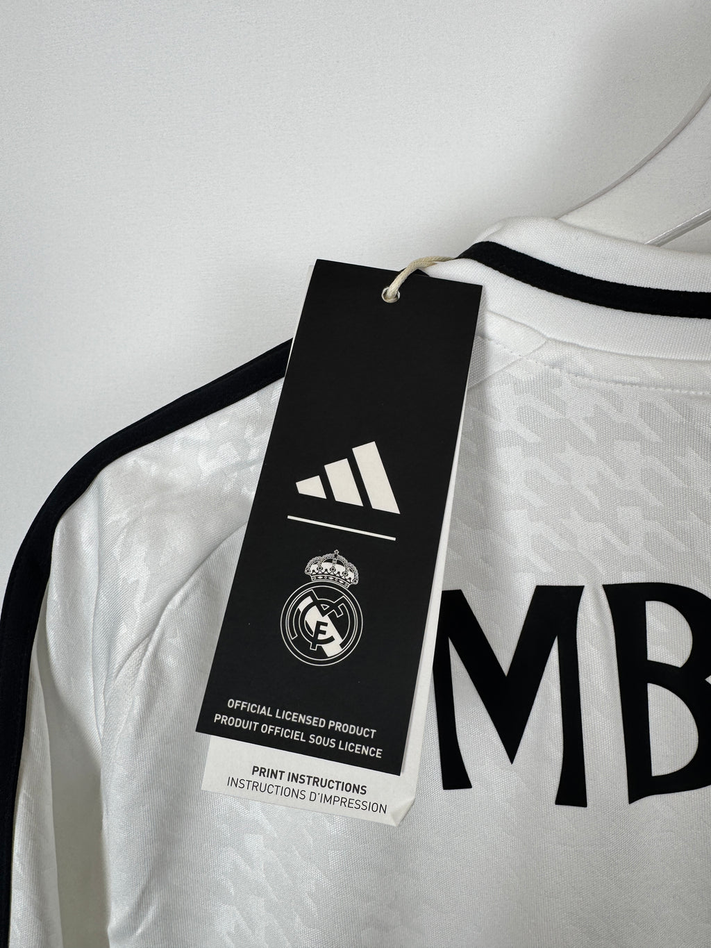 REAL MADRID 2024/2025 HOME FOOTBALL JERSEY - MBAPPÉ #9 (M)