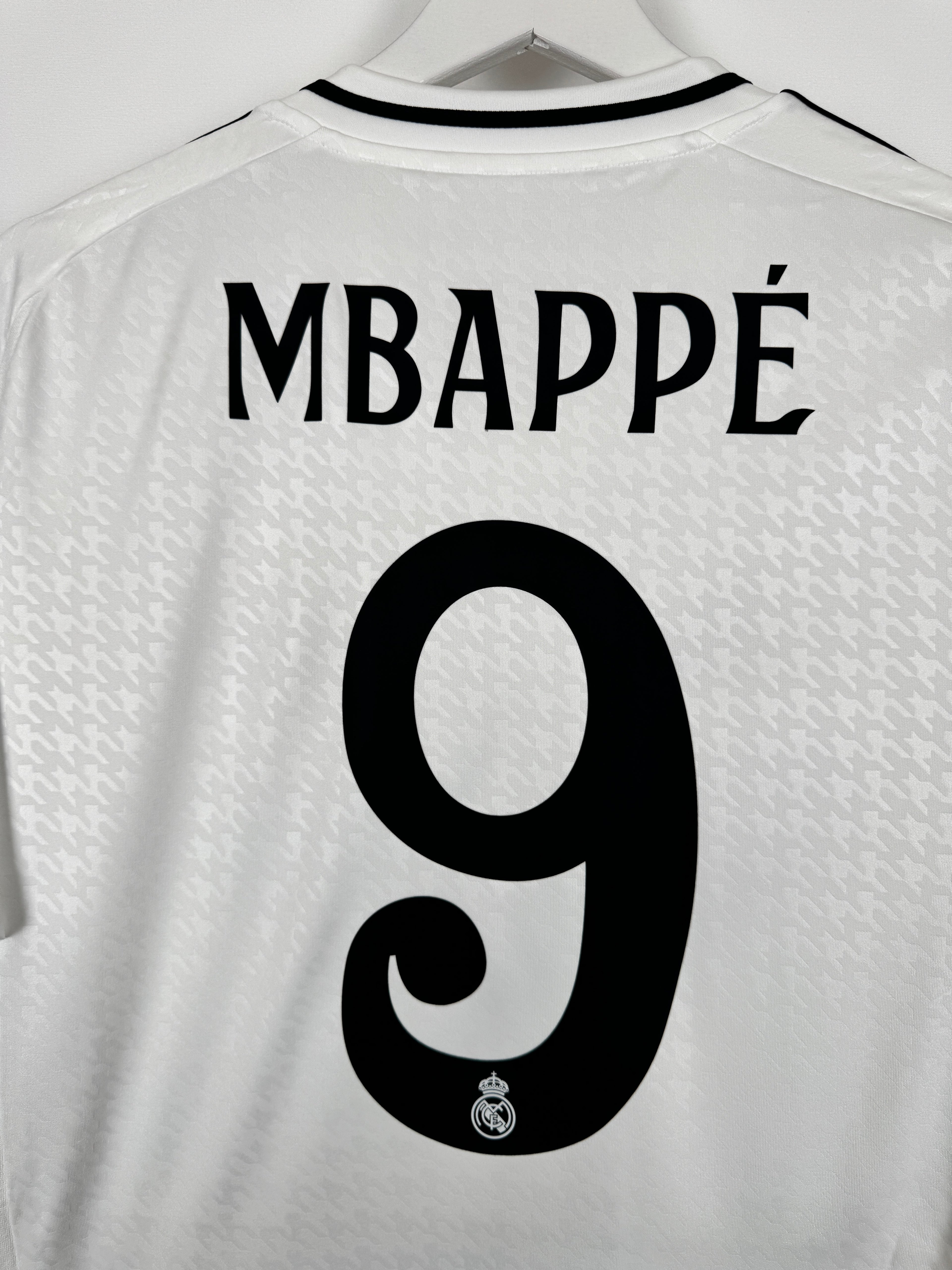 REAL MADRID 2024/2025 HOME FOOTBALL JERSEY - MBAPPÉ #9 (M)
