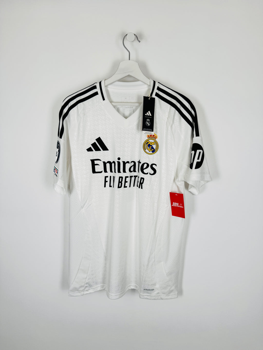 REAL MADRID 2024/2025 HOME FOOTBALL JERSEY - MBAPPÉ #9 (M)