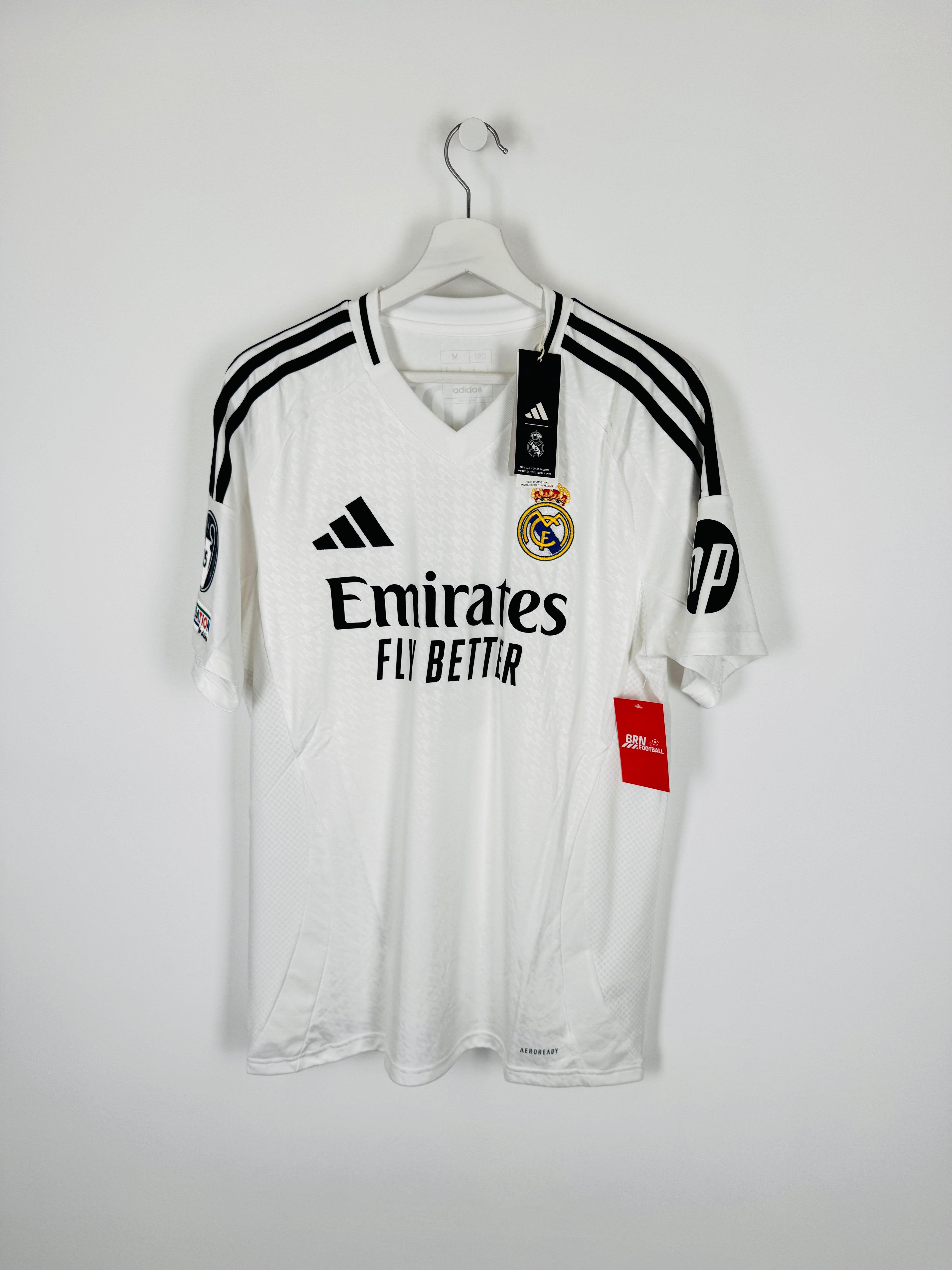 REAL MADRID 2024/2025 HOME FOOTBALL JERSEY - MBAPPÉ #9 (M)