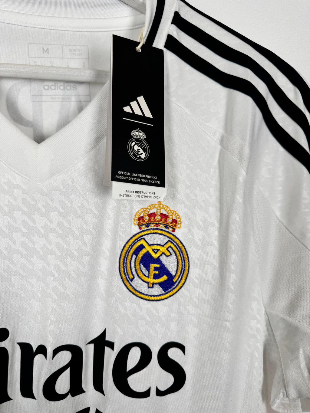 REAL MADRID 2024/2025 HOME FOOTBALL JERSEY - MBAPPÉ #9 (M)
