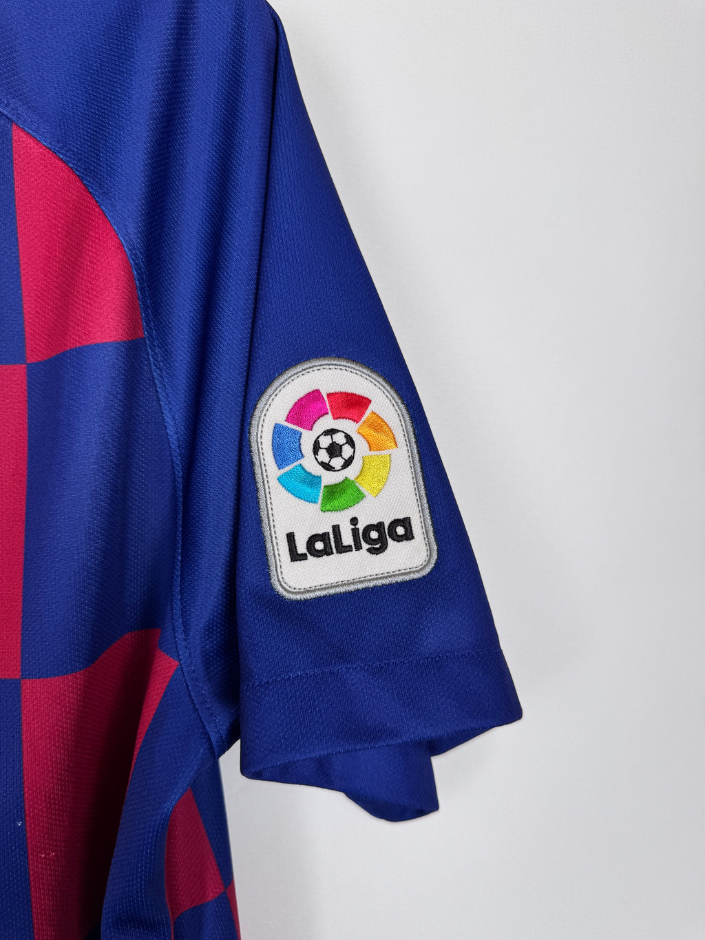 MAILLOT DE FOOTBALL BARCELONE 2019/2020 DOMICILE - LEO MESSI #10 (L)