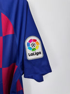 MAILLOT DE FOOTBALL BARCELONE 2019/2020 DOMICILE - LEO MESSI #10 (L)