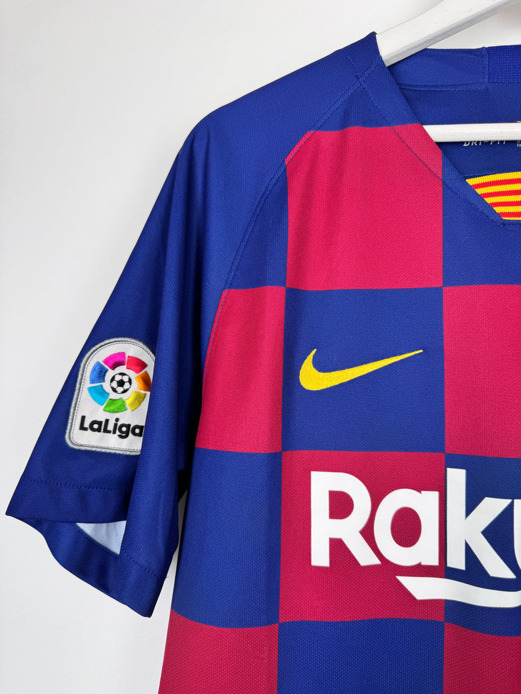 MAILLOT DE FOOTBALL BARCELONE 2019/2020 DOMICILE - LEO MESSI #10 (L)