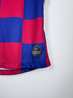 MAILLOT DE FOOTBALL BARCELONE 2019/2020 DOMICILE - LEO MESSI #10 (L)