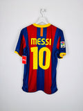 MAILLOT DE FOOTBALL BARCELONE 2010/2011 DOMICILE - LEO MESSI #10 (S)