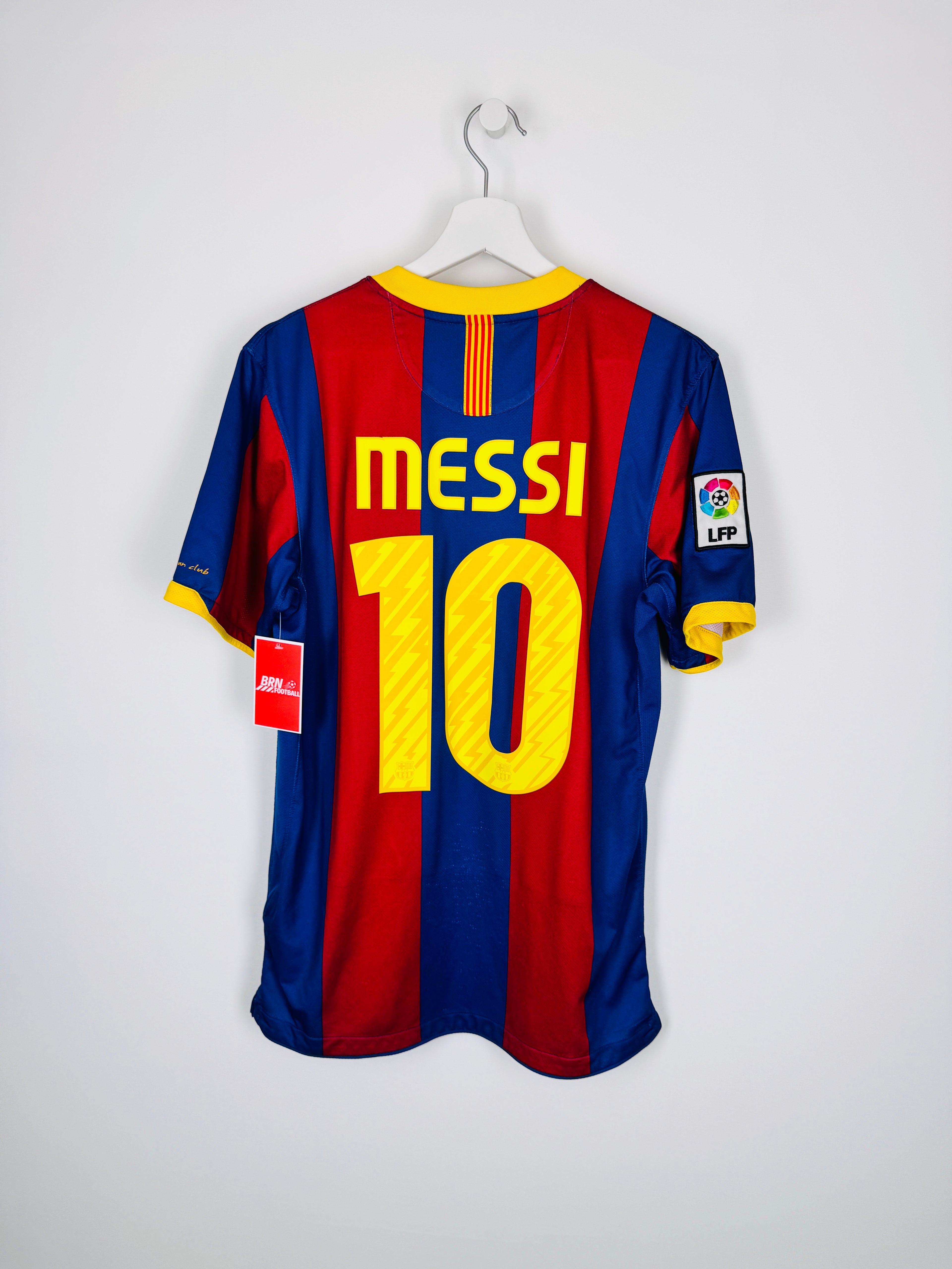 MAILLOT DE FOOTBALL BARCELONE 2010/2011 DOMICILE - LEO MESSI #10 (S)