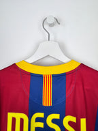 MAILLOT DE FOOTBALL BARCELONE 2010/2011 DOMICILE - LEO MESSI #10 (S)