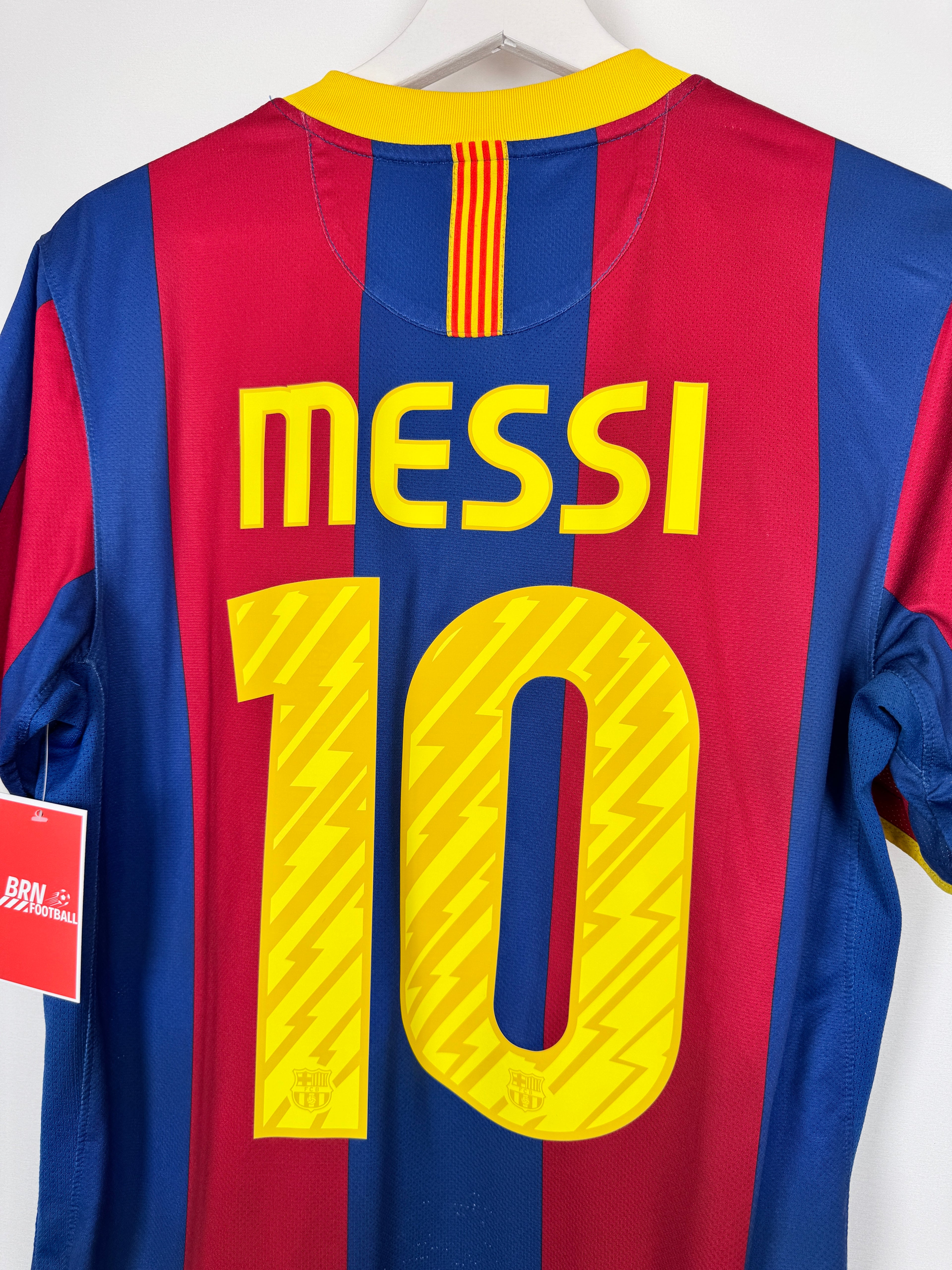 MAILLOT DE FOOTBALL BARCELONE 2010/2011 DOMICILE - LEO MESSI #10 (S)