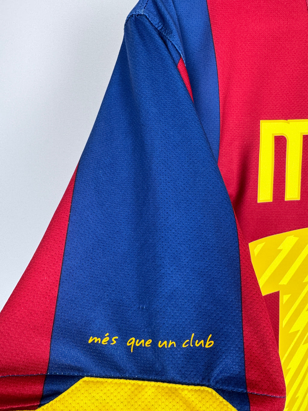 MAILLOT DE FOOTBALL BARCELONE 2010/2011 DOMICILE - LEO MESSI #10 (S)