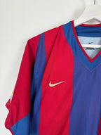 BARCELONA 2002/2003 HOME FOOTBALL SHIRT - KLUIVERT #9 (S)