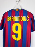 MAILLOT DE FOOTBALL BARCELONE 2009/2010 DOMICILE - ZLATAN IBRAHIMOVIC #9 (S)