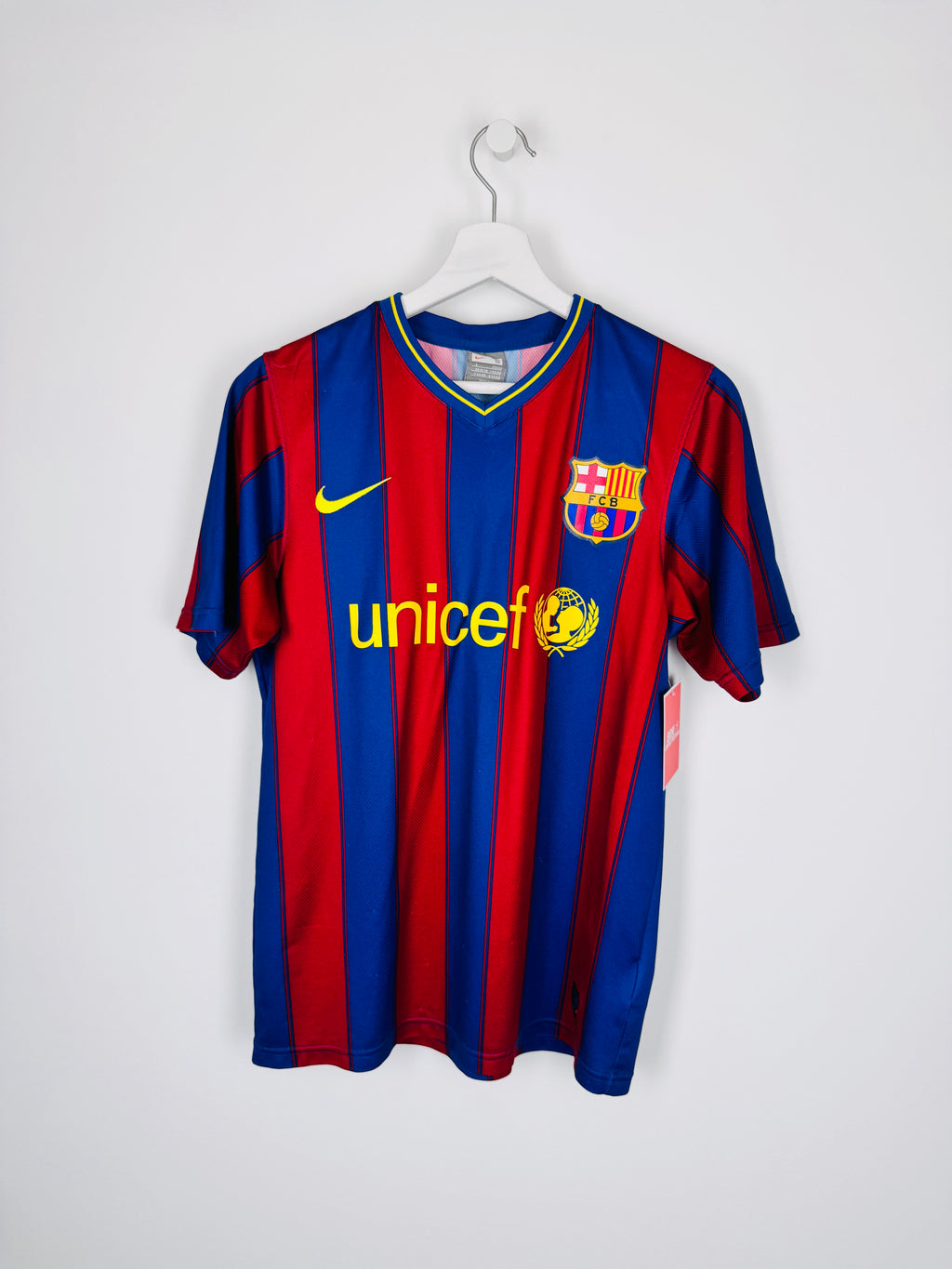 MAILLOT DE FOOTBALL BARCELONE 2009/2010 DOMICILE - ZLATAN IBRAHIMOVIC #9 (S)
