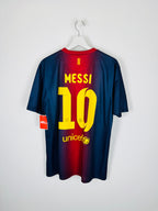 FOOTBALL JERSEY BARCELONA 2012/2013 HOME - MESSI #10 (L)