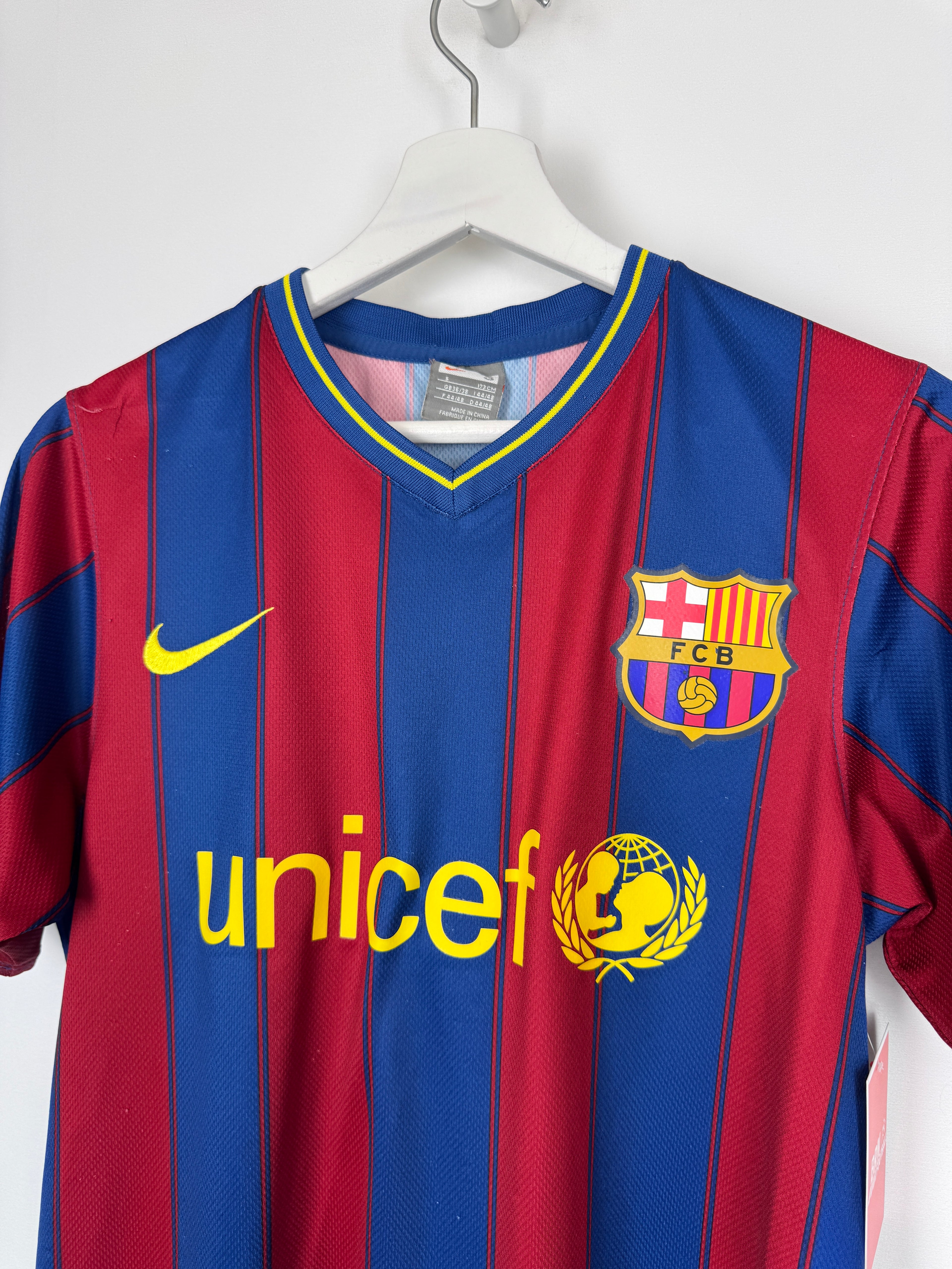 MAILLOT DE FOOTBALL BARCELONE 2009/2010 DOMICILE - ZLATAN IBRAHIMOVIC #9 (S)