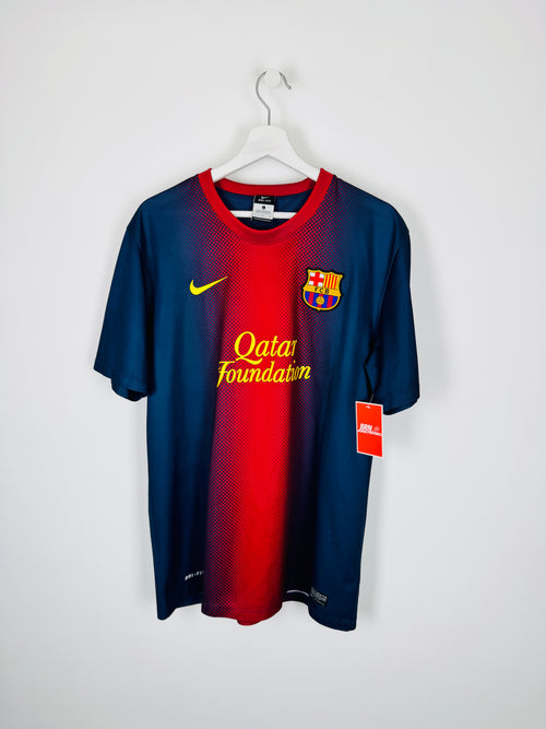 FOOTBALL JERSEY BARCELONA 2012/2013 HOME - MESSI #10 (L)