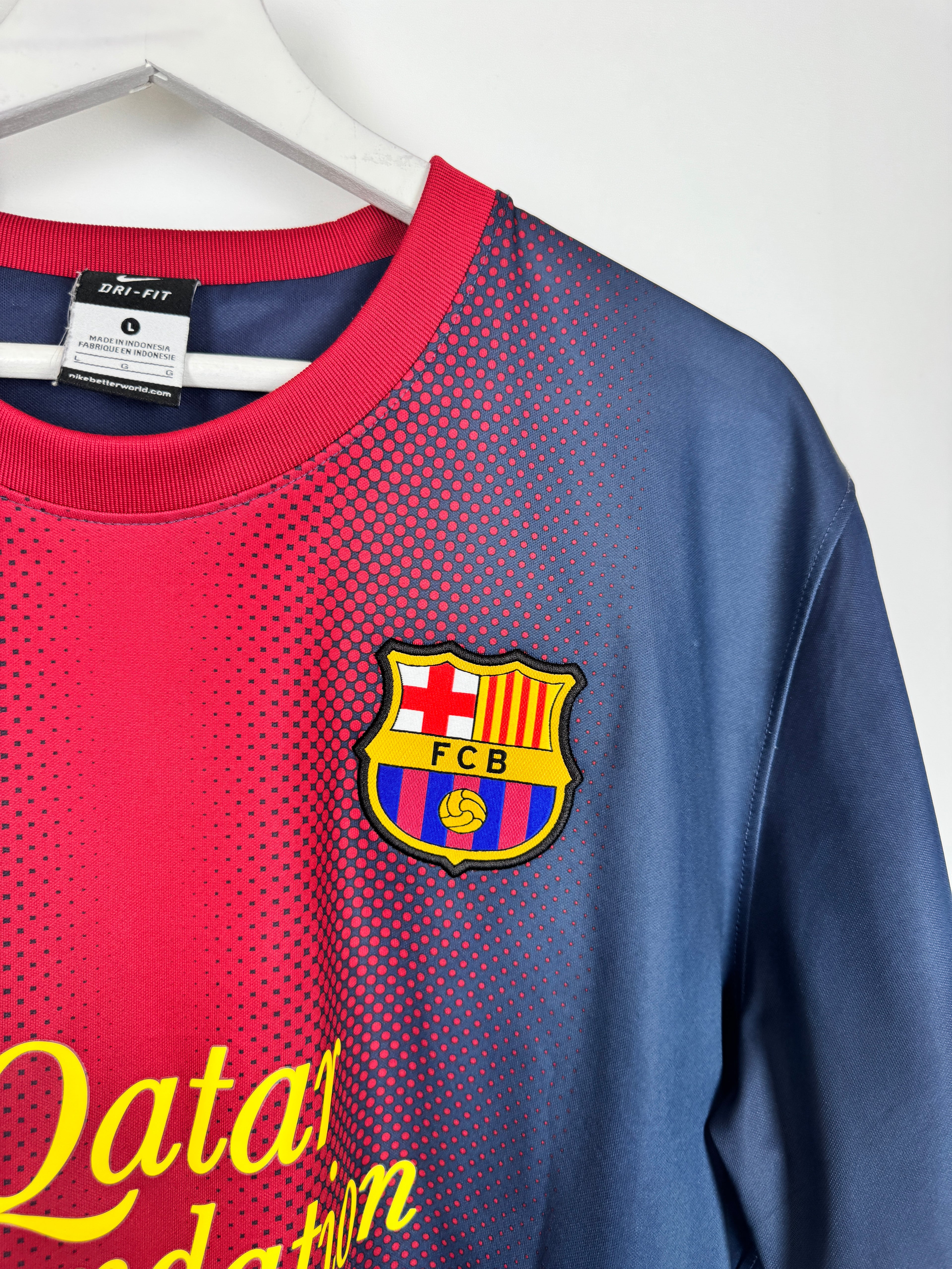 FOOTBALL JERSEY BARCELONA 2012/2013 HOME - MESSI #10 (L)