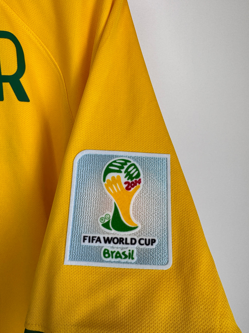 MAILLOT DE FOOTBALL BRÉSIL 2014 DOMICILE - NEYMAR JR #10 (XL)