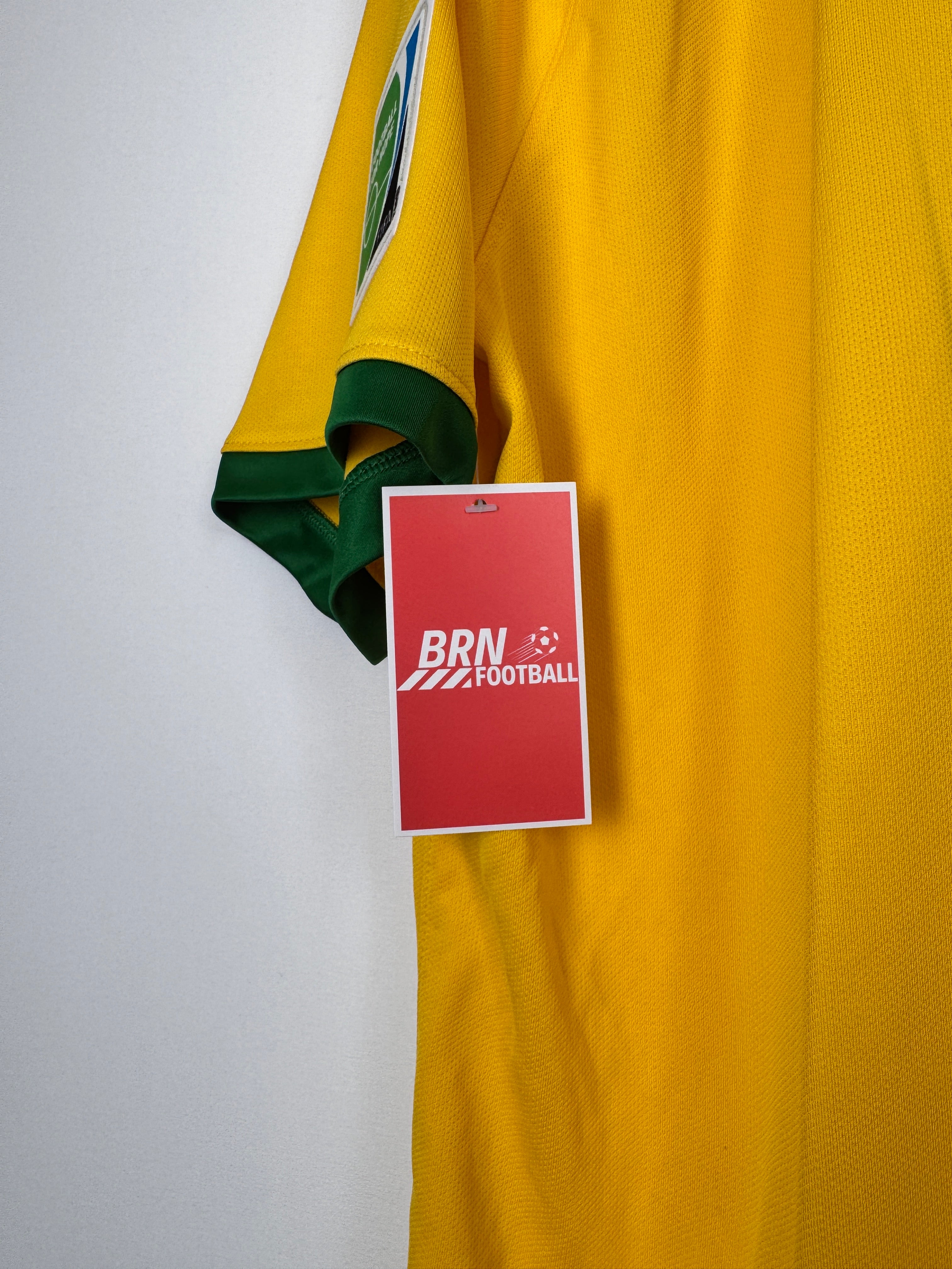 MAILLOT DE FOOTBALL BRÉSIL 2014 DOMICILE - NEYMAR JR #10 (XL)