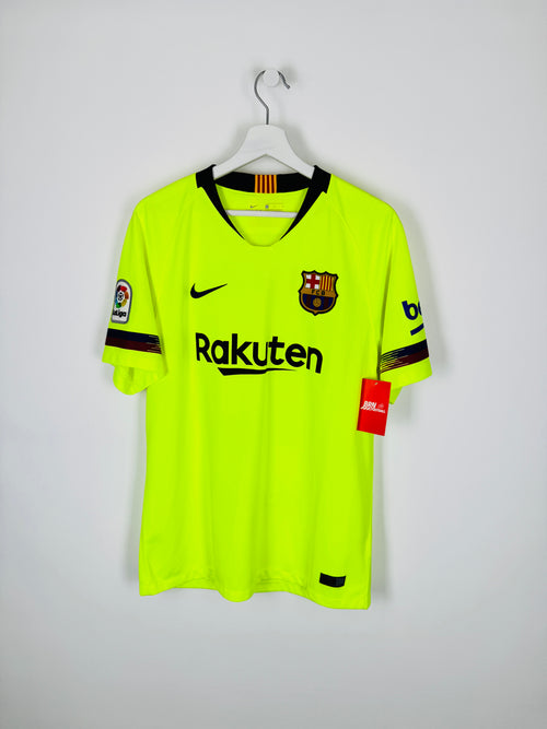 BARCELONA 2018/2019 AWAY FOOTBALL SHIRT - MESSI #10 (L)