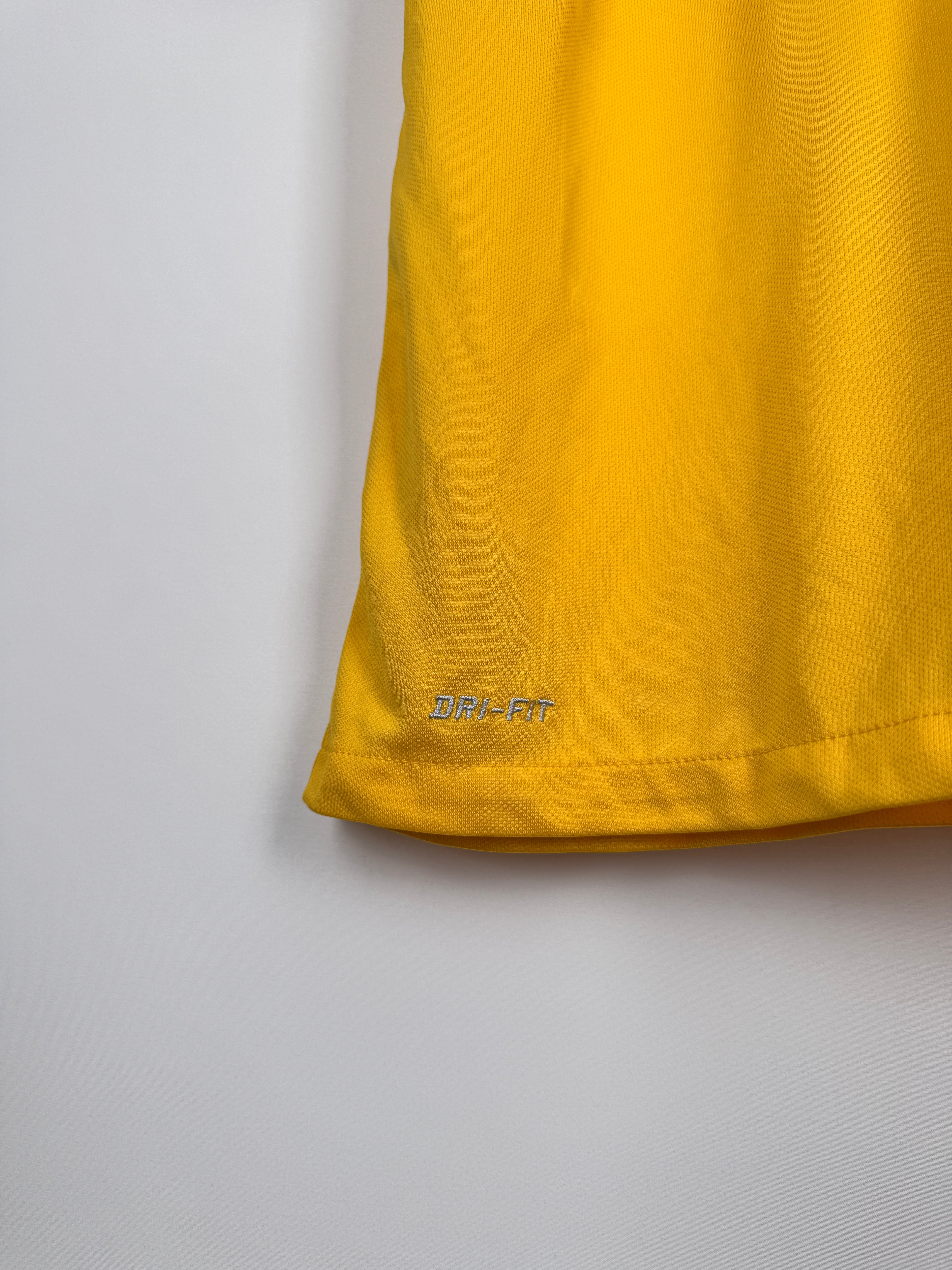 MAILLOT DE FOOTBALL BRÉSIL 2014 DOMICILE - NEYMAR JR #10 (XL)
