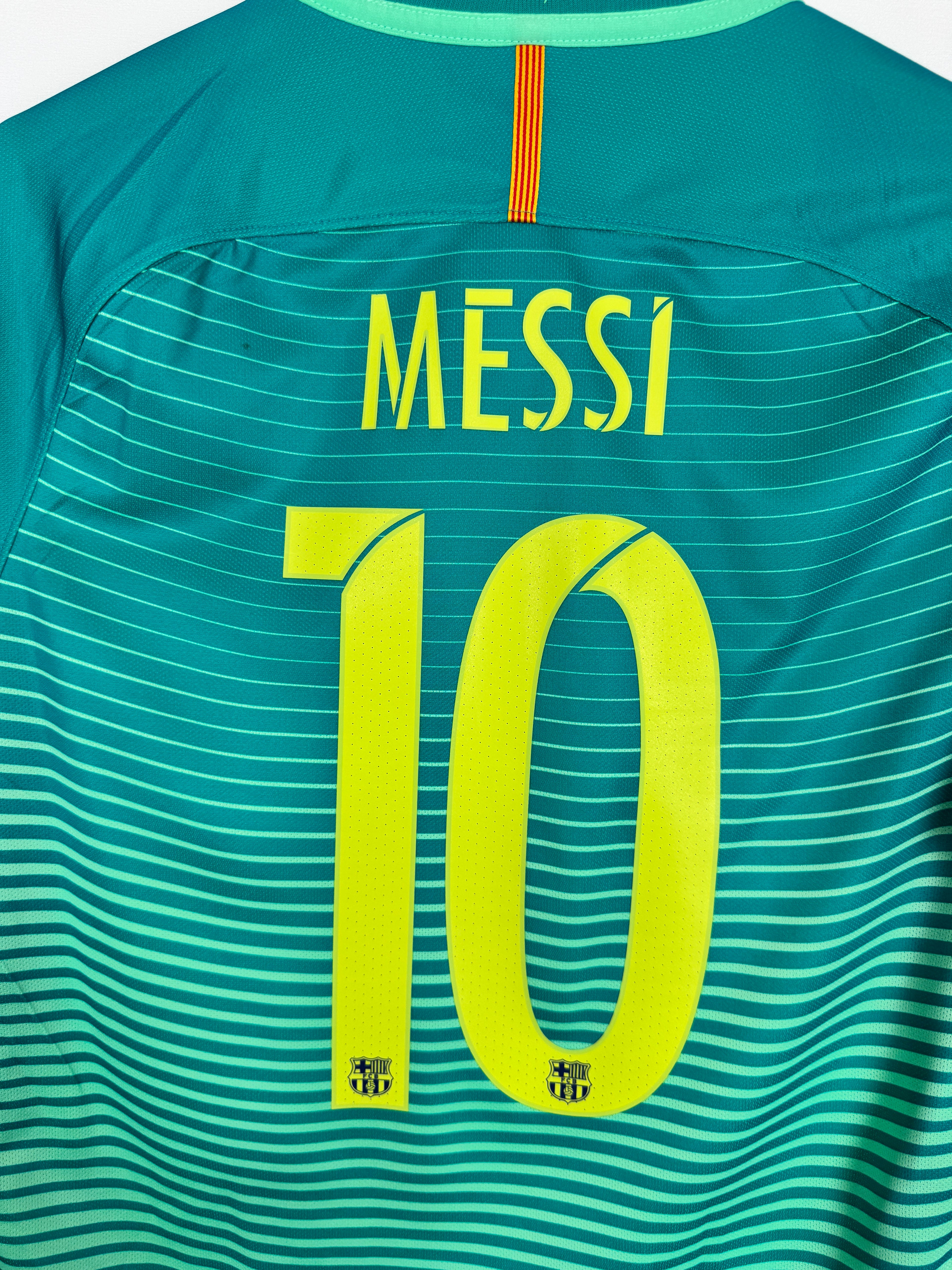CAMISETA FÚTBOL BARCELONA 2016/2017 TERCERA - MESSI #10 (S)