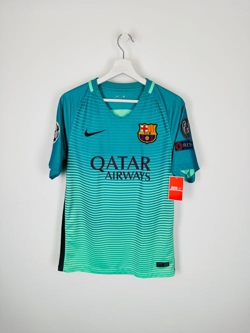 BARCELONA 2016/2017 THIRD FOOTBALL SHIRT - MESSI #10 (S)