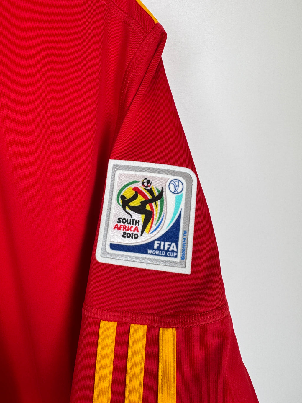 MAILLOT DE FOOTBALL ESPAGNE 2010 DOMICILE - ANDRES INIESTA #6 (L)