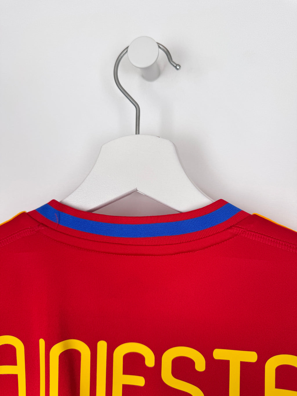 MAILLOT DE FOOTBALL ESPAGNE 2010 DOMICILE - ANDRES INIESTA #6 (L)