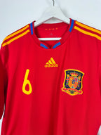 MAILLOT DE FOOTBALL ESPAGNE 2010 DOMICILE - ANDRES INIESTA #6 (L)