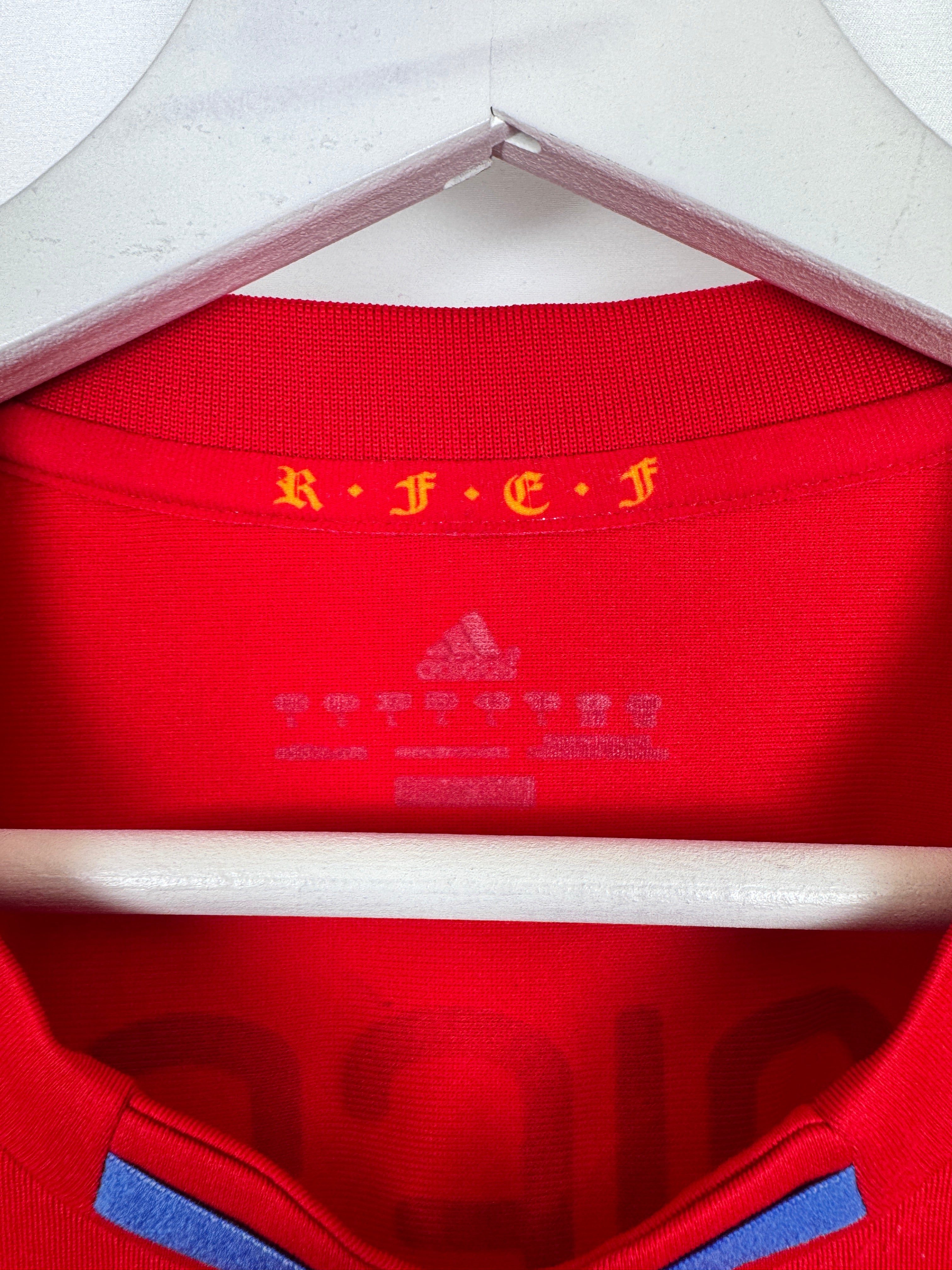 MAILLOT DE FOOTBALL ESPAGNE 2010 DOMICILE - ANDRES INIESTA #6 (L)
