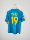BARCELONA FOOTBALL SHIRT 2007/2008 AWAY - MESSI #19 (S)