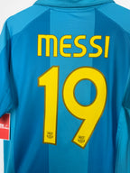 BARCELONA FOOTBALL SHIRT 2007/2008 AWAY - MESSI #19 (S)