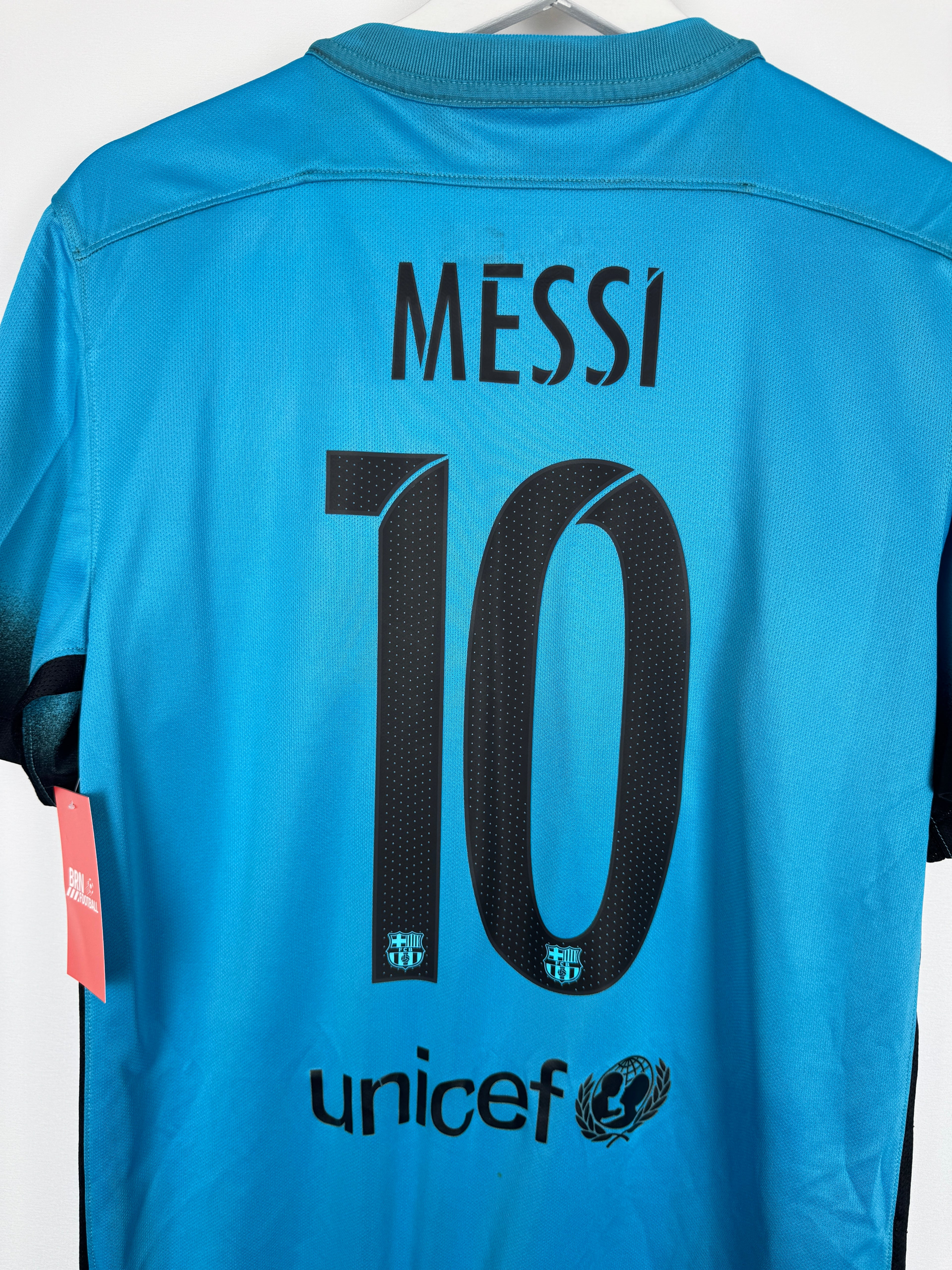 FOOTBALL JERSEY BARCELONA 2015/2016 THIRD - MESSI #10 (S)
