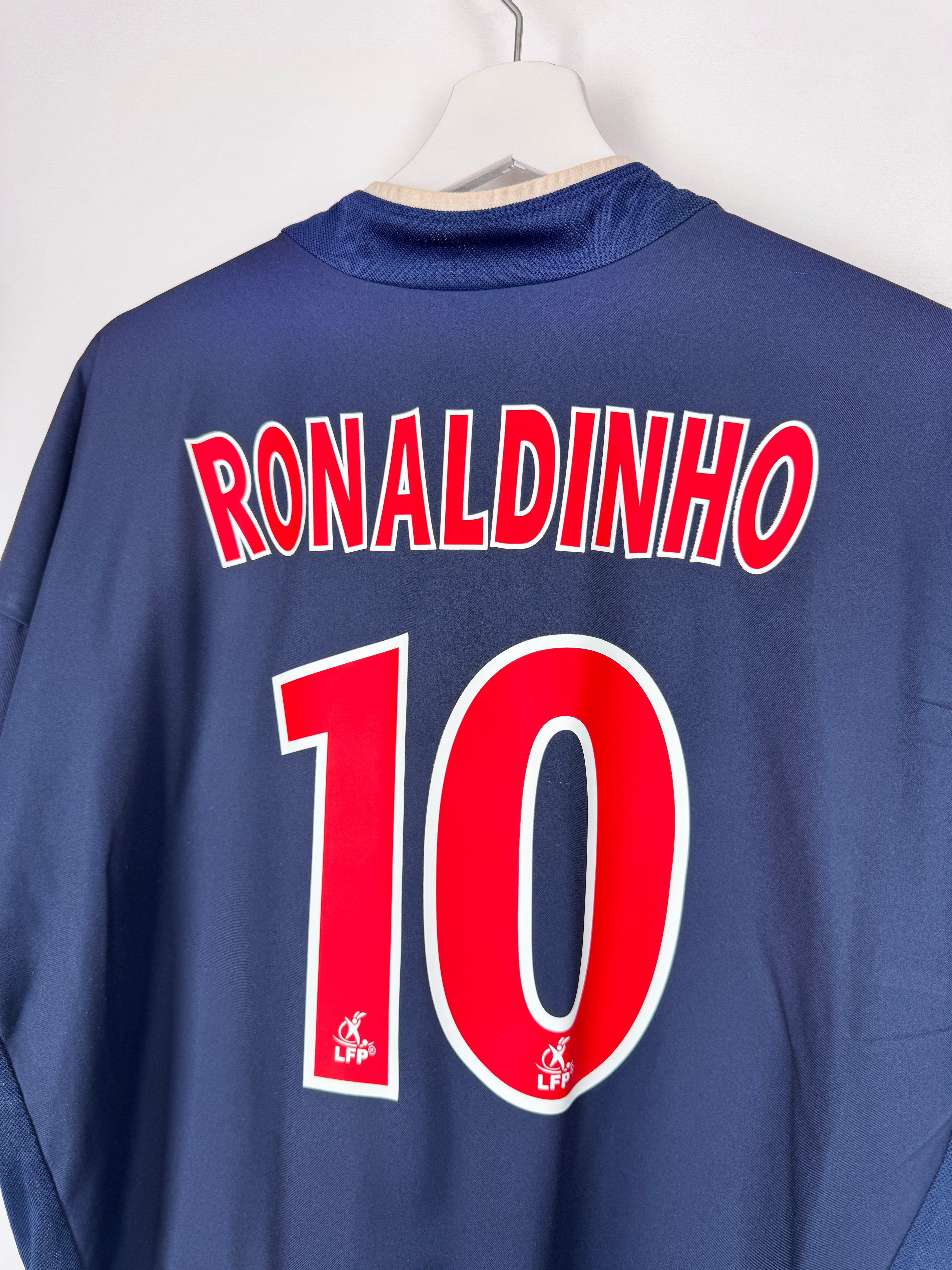 MAILLOT DE FOOTBALL PSG 2002/2003 DOMICILE - RONALDINHO #10 (L)