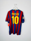 BARCELONA FOOTBALL SHIRT 2009/2010 HOME - MESSI #10 (XL)