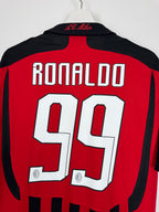 MAILLOT DE FOOTBALL AC MILAN 2007/2008 DOMICILE - RONALDO #99 (M)