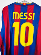BARCELONA FOOTBALL SHIRT 2009/2010 HOME - MESSI #10 (XL)
