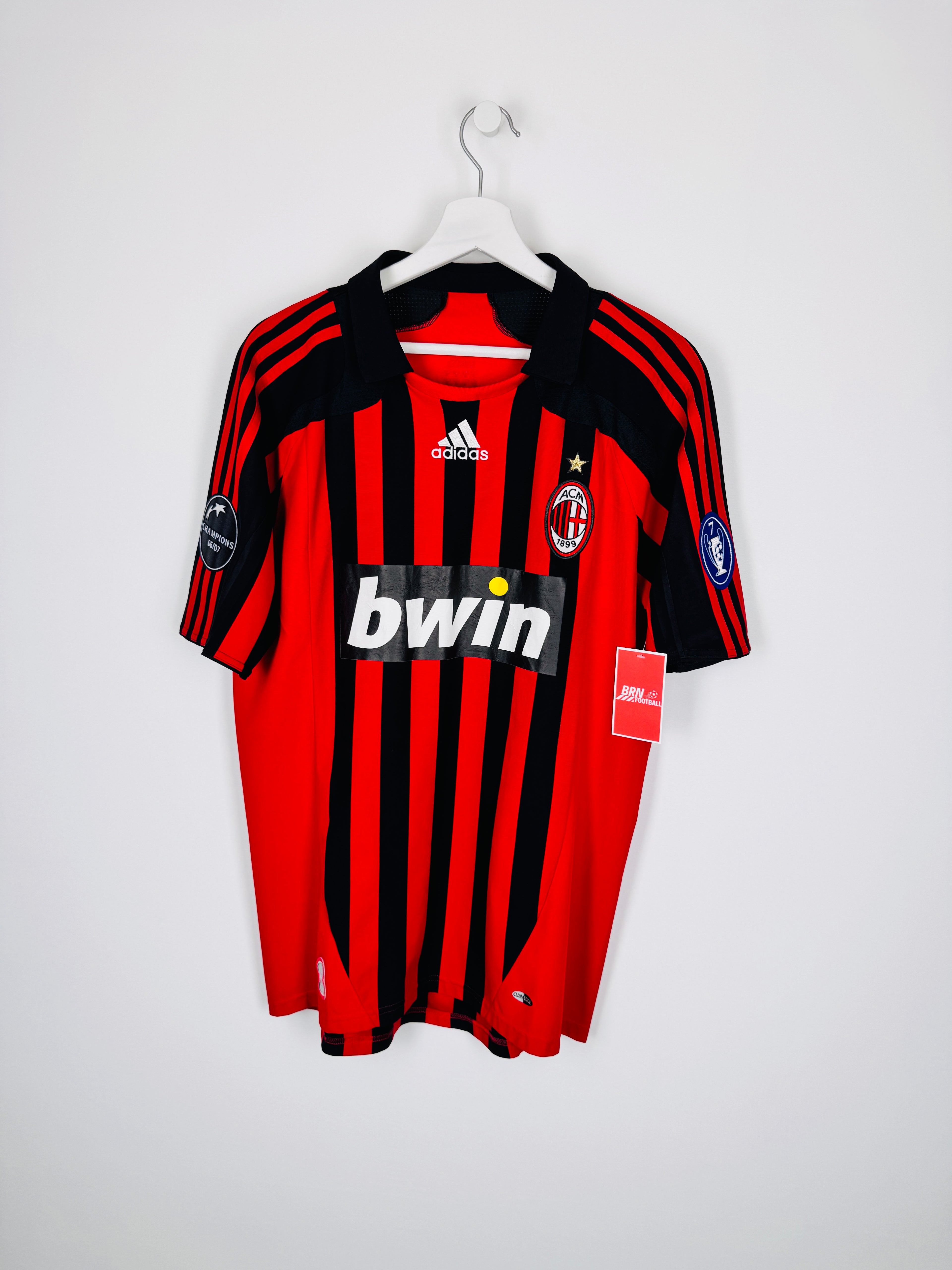 MAILLOT DE FOOTBALL AC MILAN 2007/2008 DOMICILE - RONALDO #99 (M)