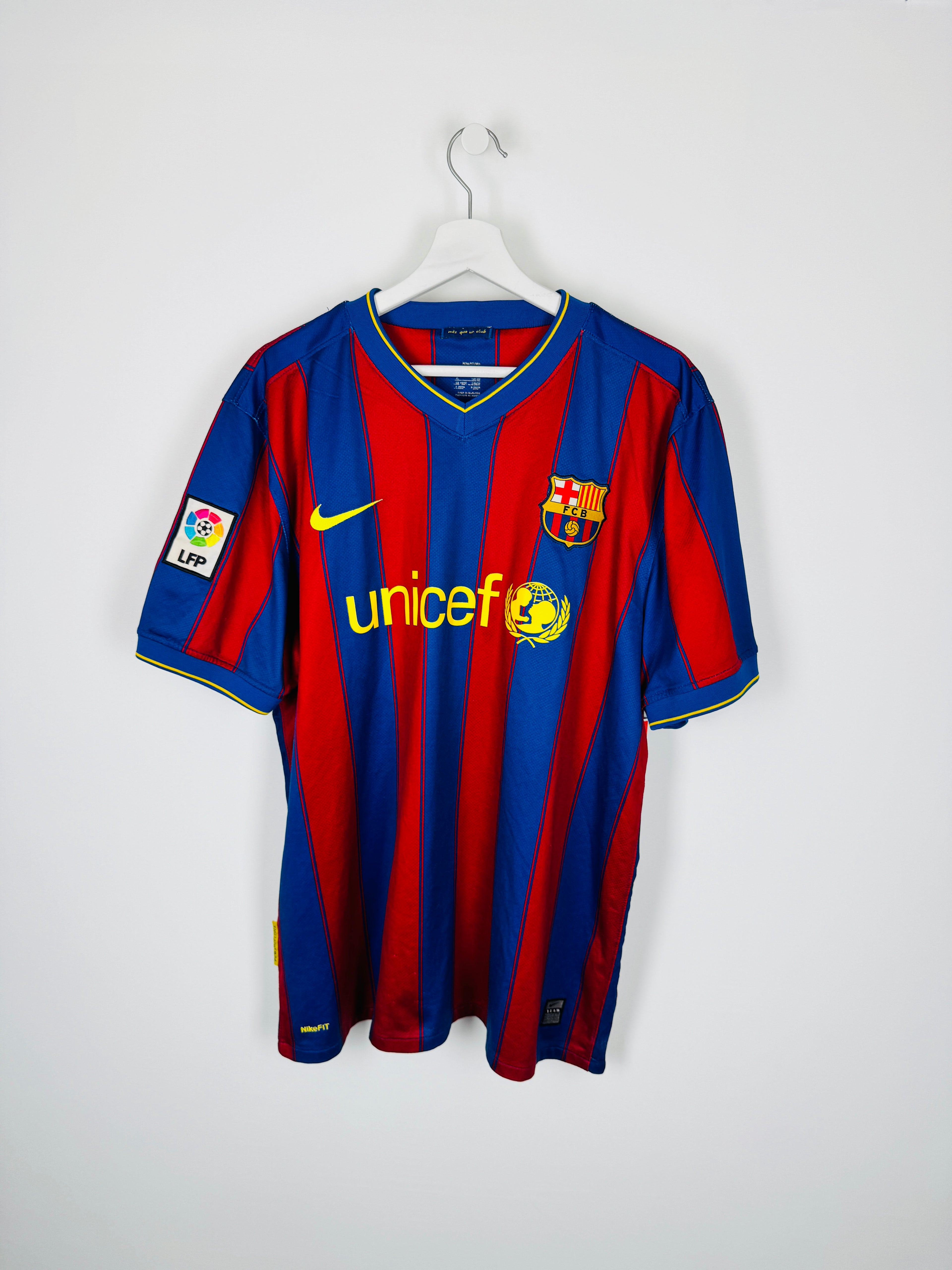 BARCELONA FOOTBALL SHIRT 2009/2010 HOME - MESSI #10 (XL)
