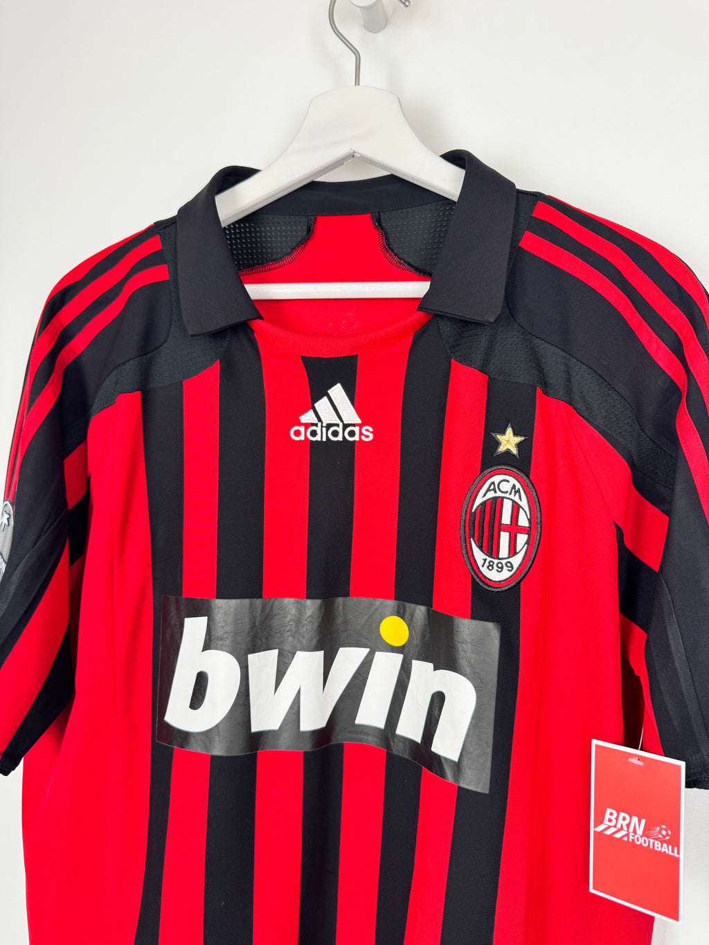 MAILLOT DE FOOTBALL AC MILAN 2007/2008 DOMICILE - RONALDO #99 (M)