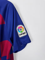 MAILLOT DE FOOTBALL BARCELONE 2019/2020 DOMICILE - LEO MESSI #10 (M)