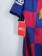 MAILLOT DE FOOTBALL BARCELONE 2019/2020 DOMICILE - LEO MESSI #10 (M)