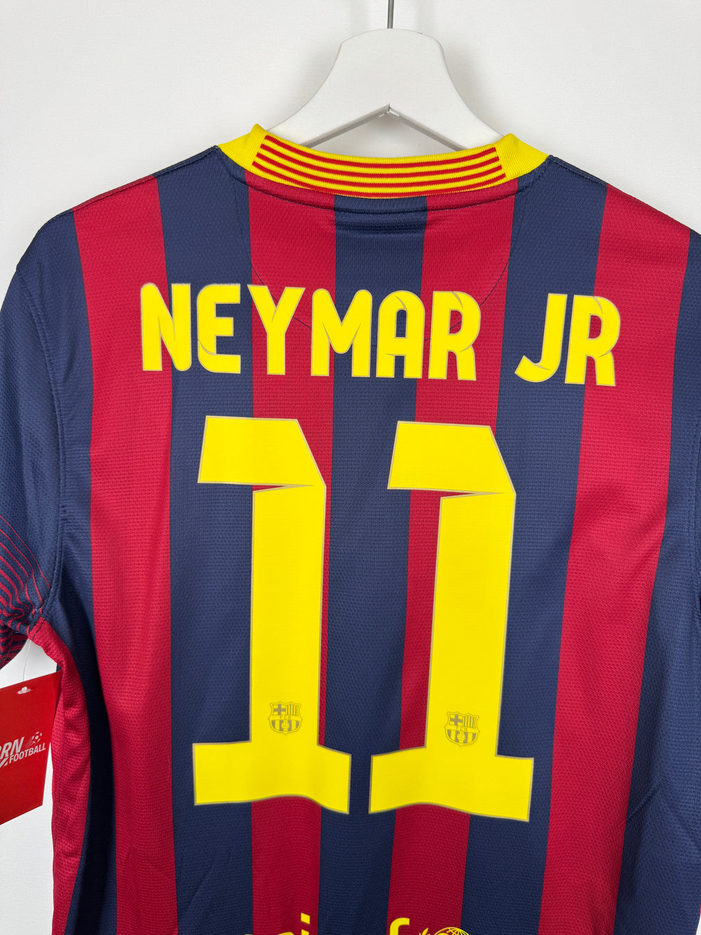 FOOTBALL JERSEY BARCELONA 2013/2014 HOME - NEYMAR JR #11 (S)