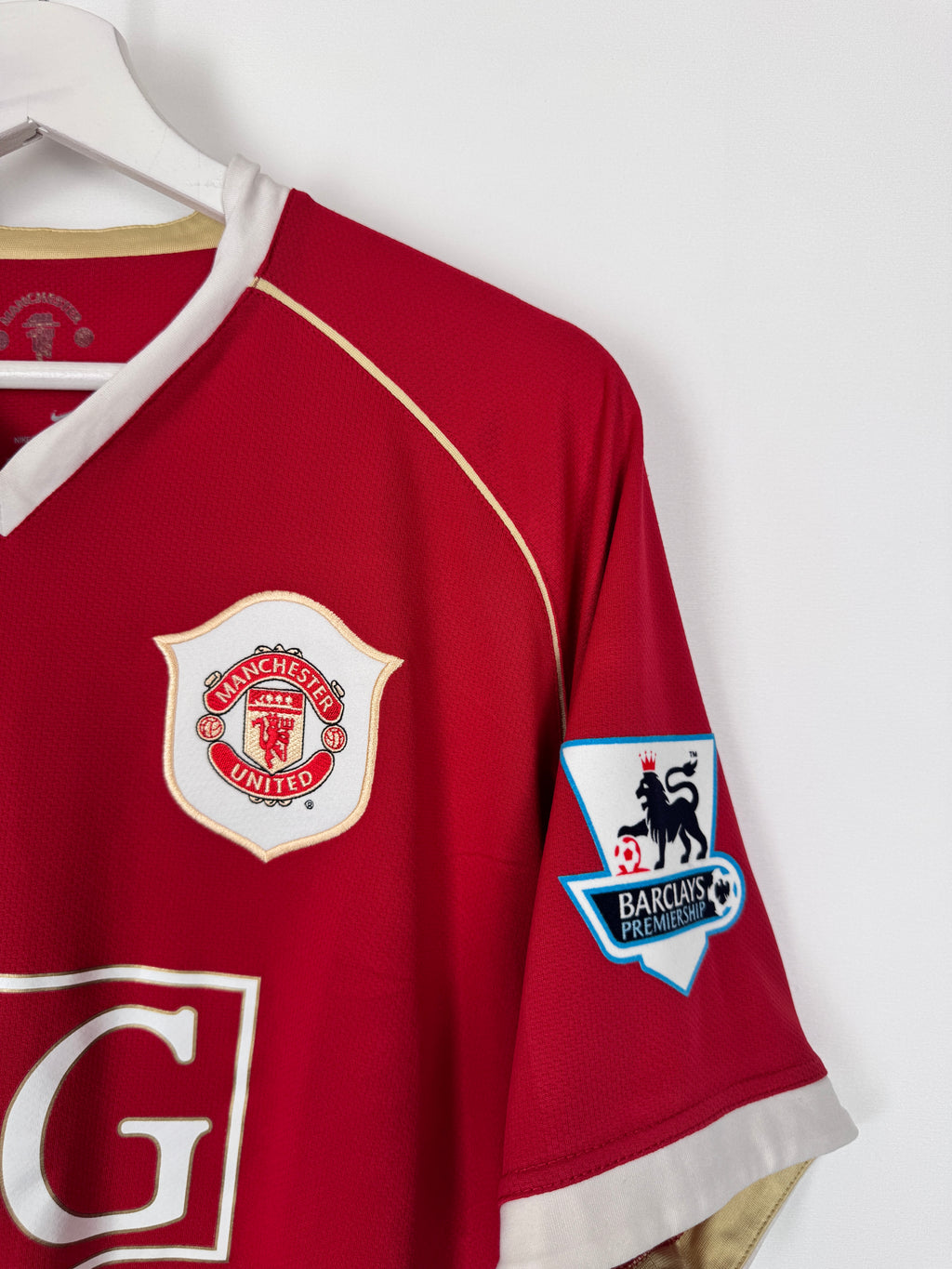 MAILLOT DE FOOTBALL MANCHESTER UNITED 2006/2007 DOMICILE - CRISTIANO RONALDO #7 VELVET (L)