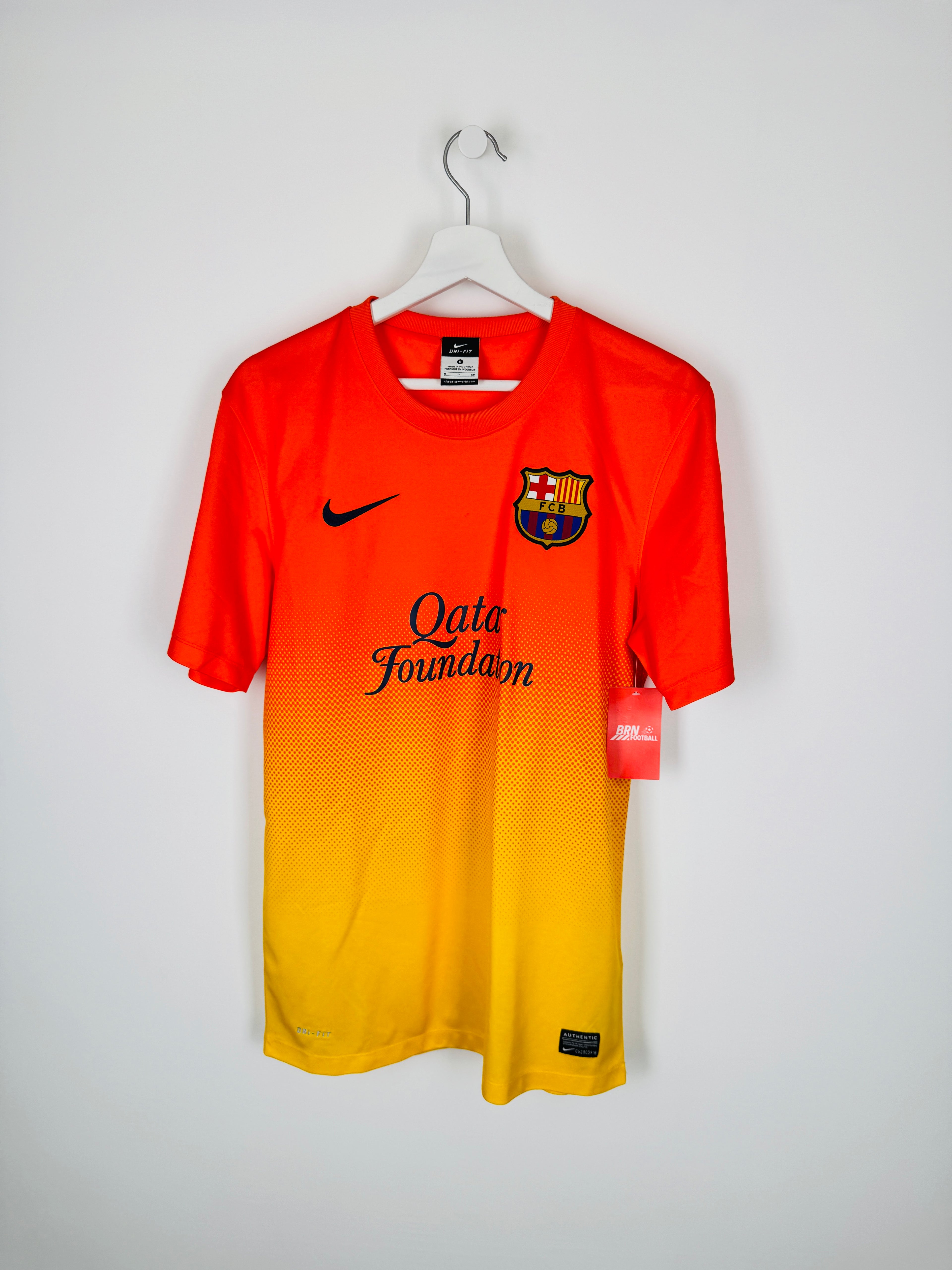 BARCELONA 2012/2013 AWAY FOOTBALL JERSEY - MESSI #10 (S)
