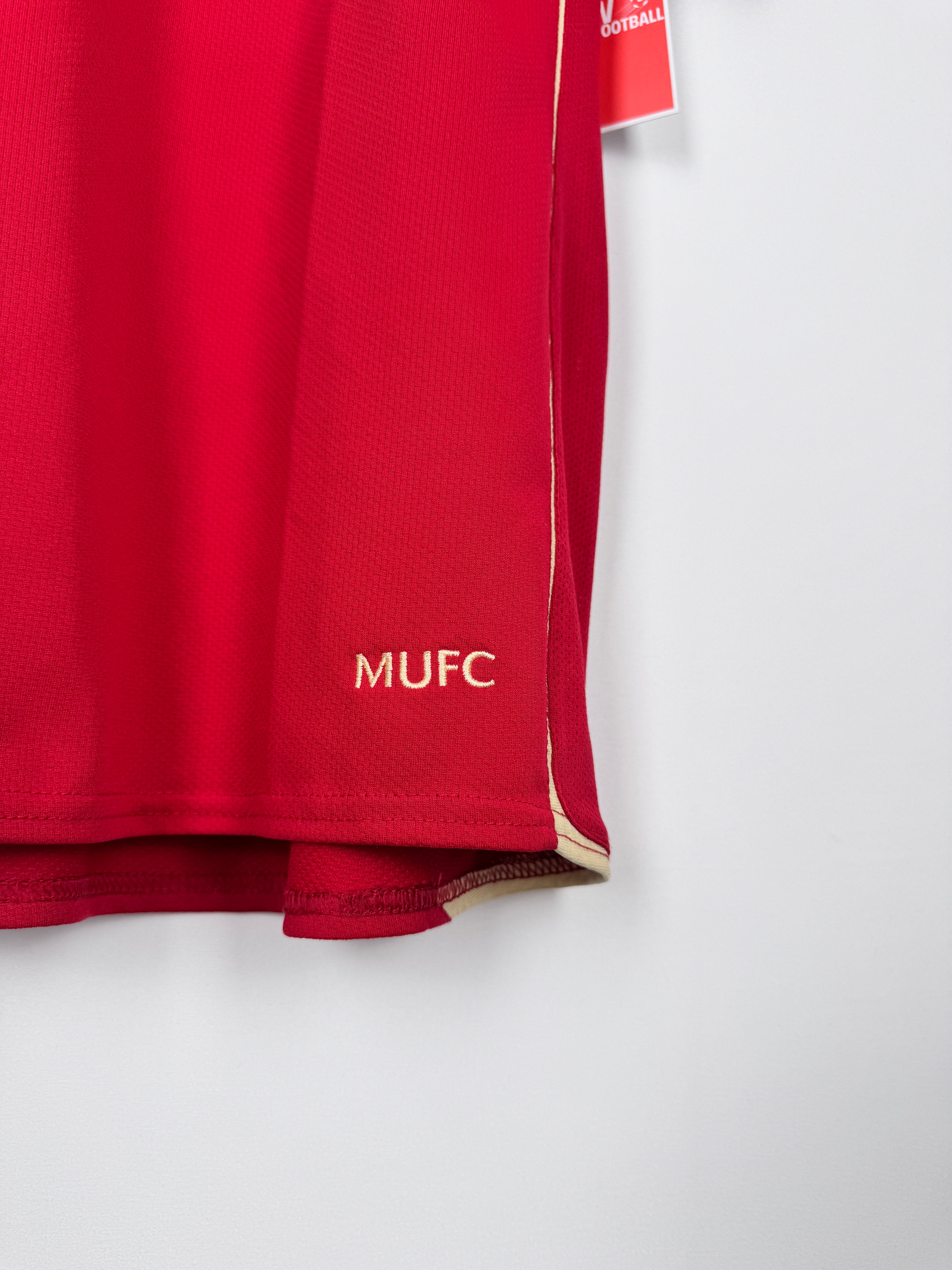 MAILLOT DE FOOTBALL MANCHESTER UNITED 2006/2007 DOMICILE - CRISTIANO RONALDO #7 VELVET (L)