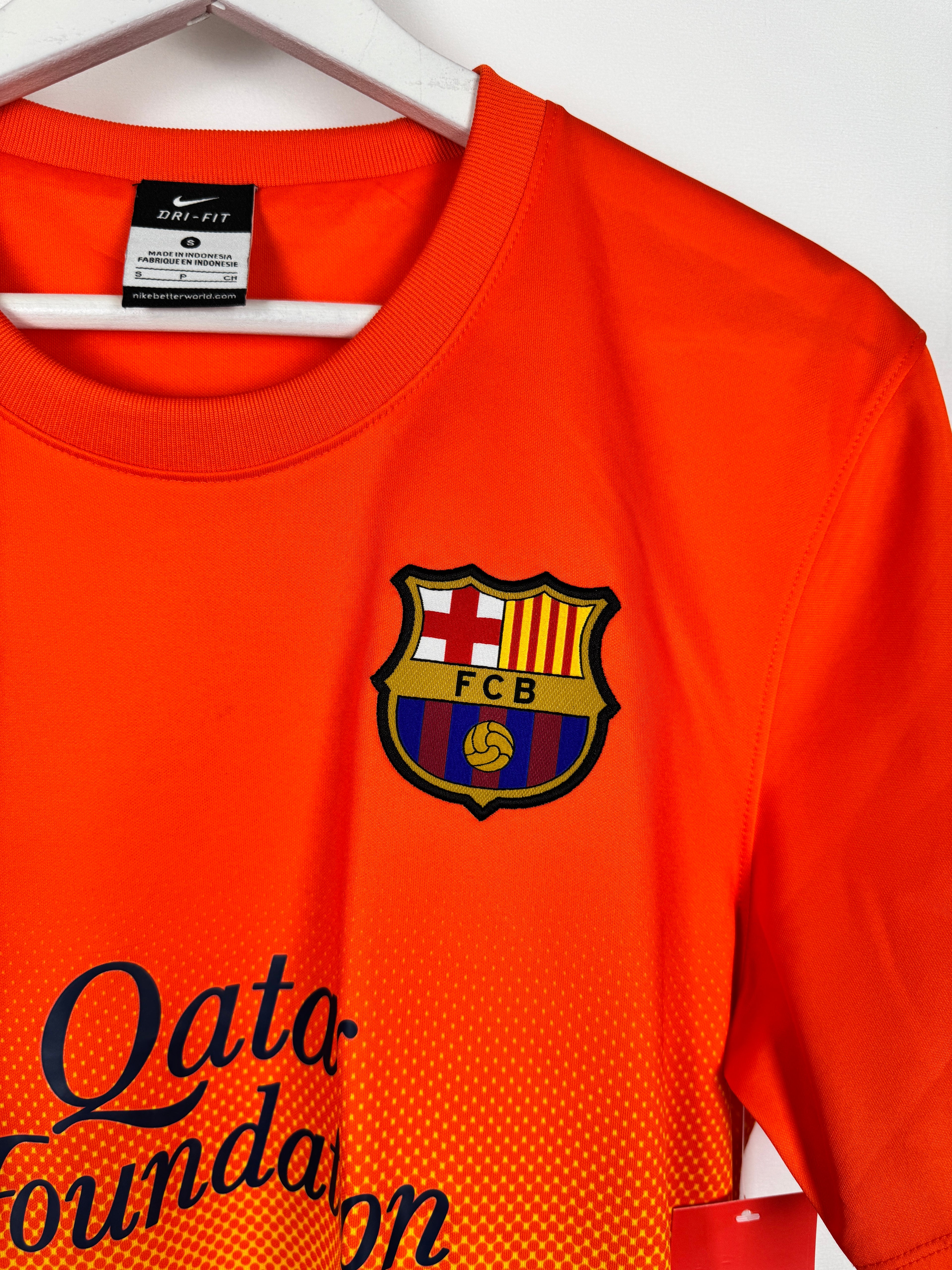 BARCELONA 2012/2013 AWAY FOOTBALL JERSEY - MESSI #10 (S)