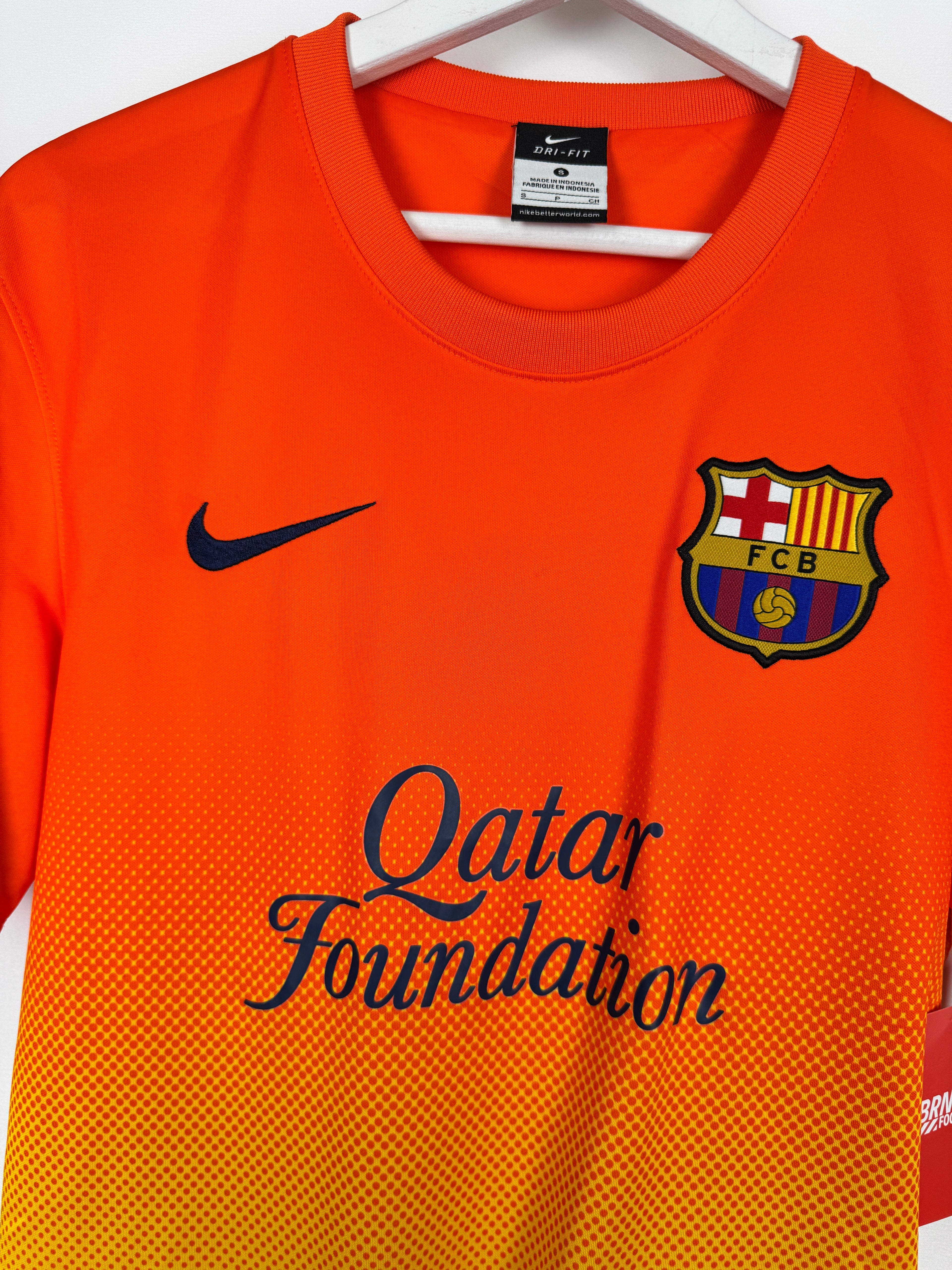 BARCELONA 2012/2013 AWAY FOOTBALL JERSEY - MESSI #10 (S)